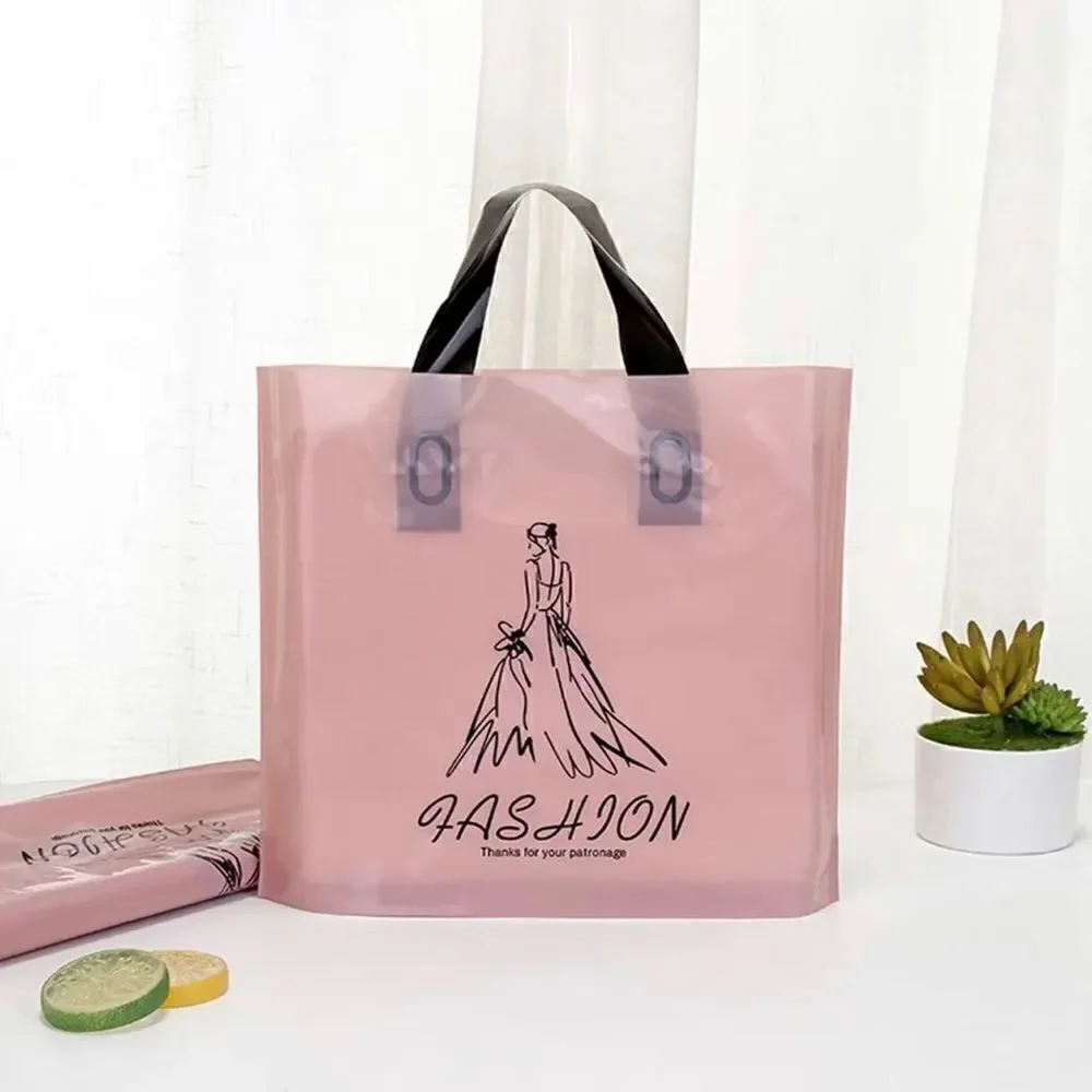 Pink plastic bag 5pcs